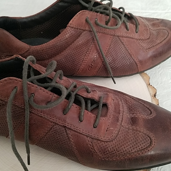 Geox Respira Mens Brown Shoes Sz 40 - Picture 6 of 6